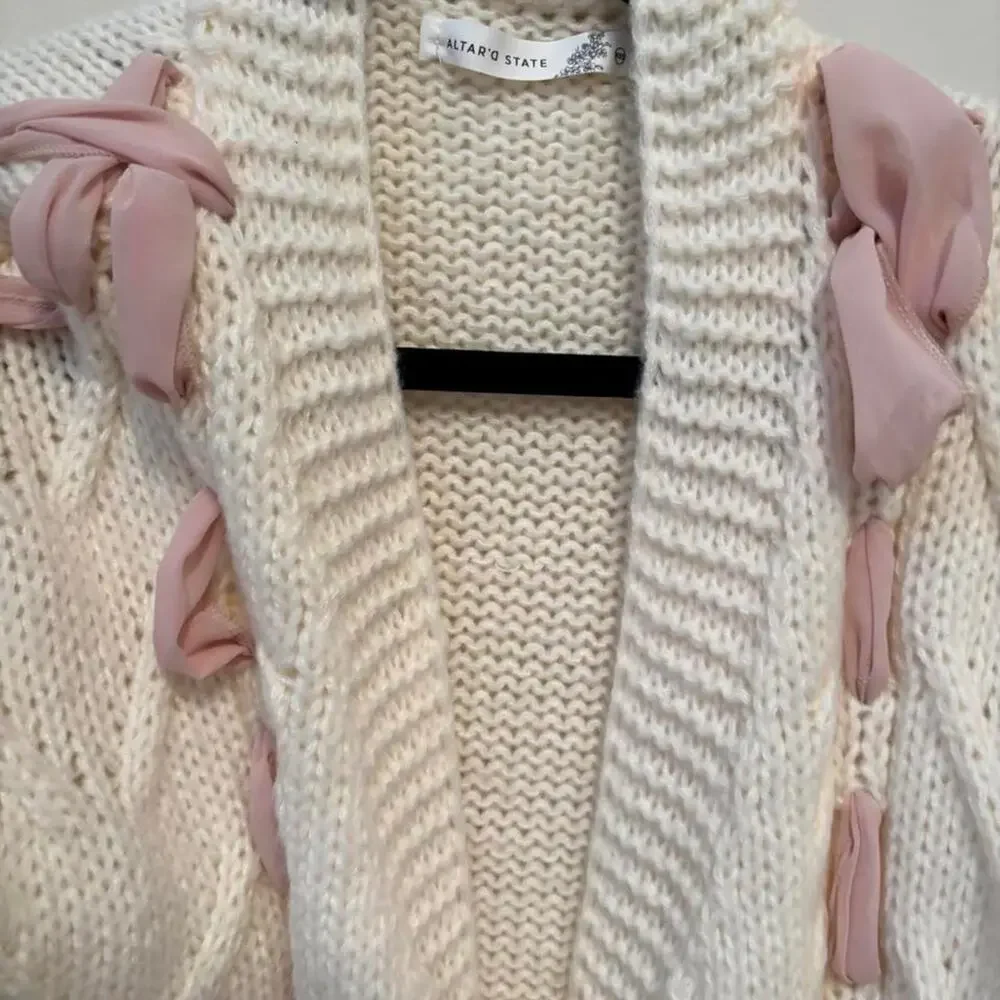 Altard state oversized cream cable